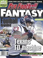 Pro Football Fantasy Magazine Draft Board Rankings Over 300 Players Profiled .