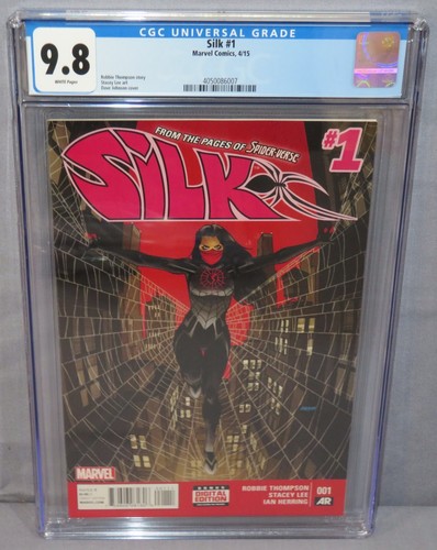 SILK #1 (Cindy Moon first solo title, 1st Dragonclaw) CGC 9.8 NM/MT Marvel 2015