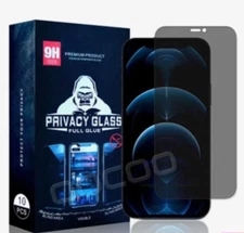 3-Pack Privacy Tempered Glass Screen Protectors for iPhone 16 Pro Max Plus