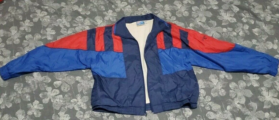 Chaqueta cortavientos polar vintage años 90 The Sport by SPALDING para hombre talla XL Foto 3 de 4