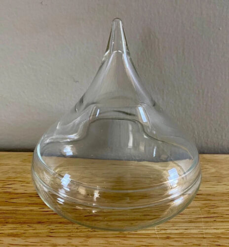 Cone Shape Clear Glass Candy Jar Replacement Lid 3 1/4" T x 3" W ... READ - Picture 9 of 9