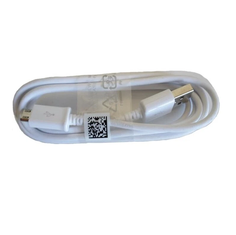 OEM New Samsung Galaxy Original Micro USB Fast Charger Data USB Cable 5ft White - Image 3 of 4