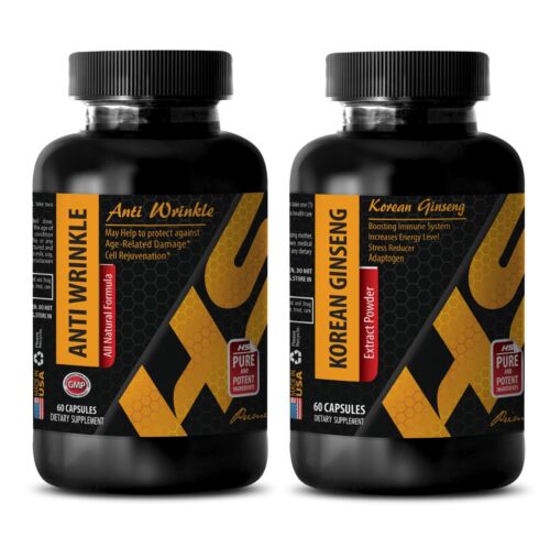 Anti-aging products - ANTI WRINKLE – KOREAN GINSENG - COMBO 2B - grape seed diet