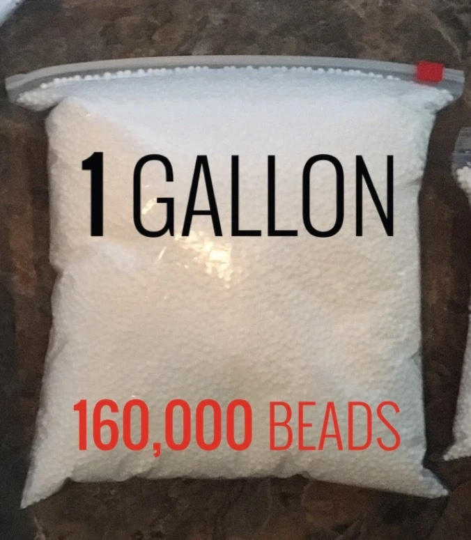 Bolas de espuma de poliestireno para limo poliestireno hágalo usted mismo regalo cuentas de espuma Foto 3 de 4