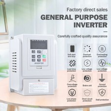 Convertitore di frequenza inverter ingresso monofase uscita trifase 0,45kW 2,2kW 4kW