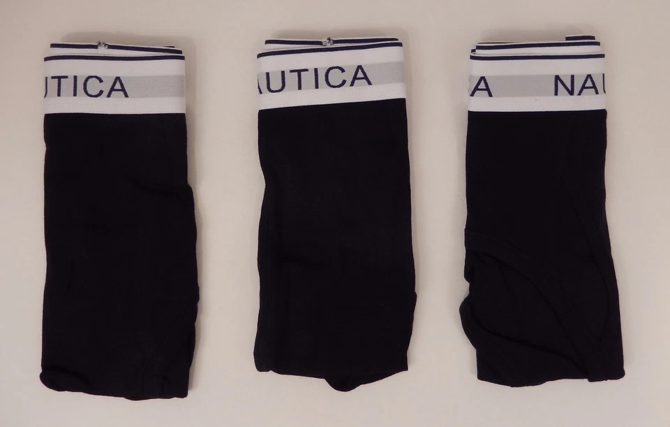 3 CUECAS GENUÍNAS NÁUTICAS TAMANHO PEQUENO BRANCO PRETO CINZA ALGODÃO STRETCH ASSINATURA - Imagem 4 de 4