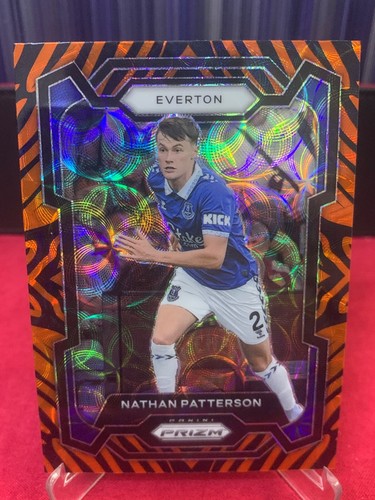 2023-24 NATHAN PATTERSON PANINI PRIZM PREMIER LEAGUE CHOICE TIGER STRIPE - Picture 1 of 3