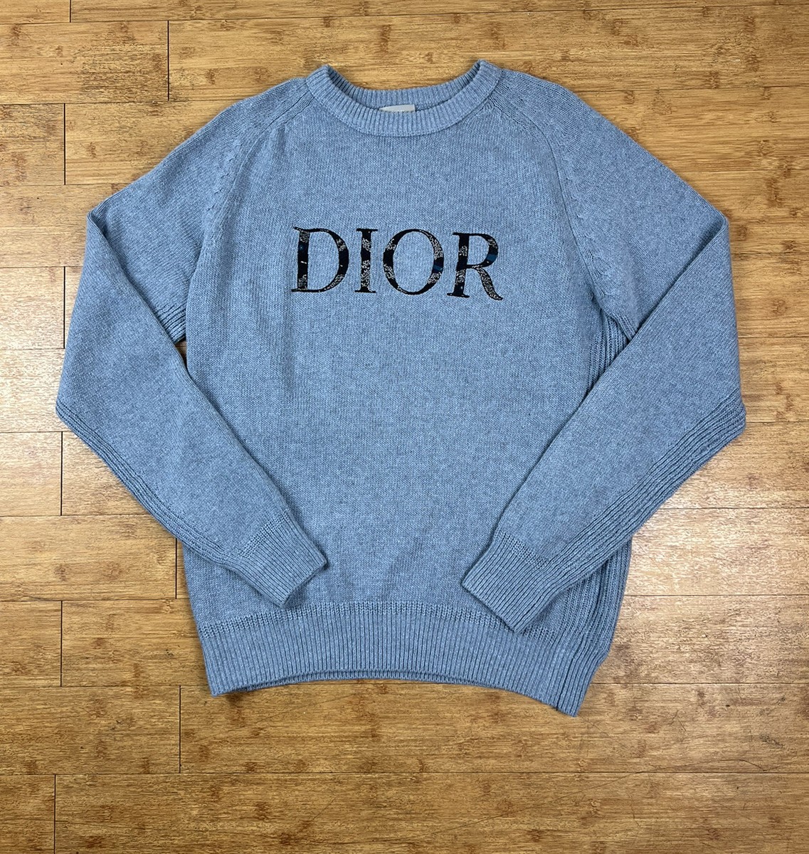 Dior Homme X Peter Doig Embroidered Knitted Sweater Light