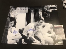 JSA KEN HODGE RICK SMITH AUTOGRAPHED16x20 PHOTO SIGNED AUTO 1969-70 BRUINS 613