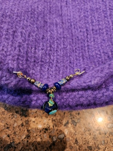 HANDMADE KIPI Purple Purse Very Unique - Picture 4 of 8