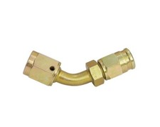 Motamec 45� Female Concave Brake Fitting 3/8 UNF > -3 AN Teflon Hose Aeroquip