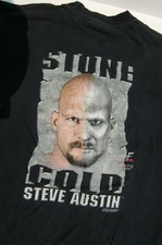 Stone Cold Steve Austin Youth L Large T SHIRT WWF 3:16 two sided men boys 1998