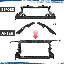 NEW For Toyota Corolla Sedan 14-19 Front Radiator Support Core Assembly Black