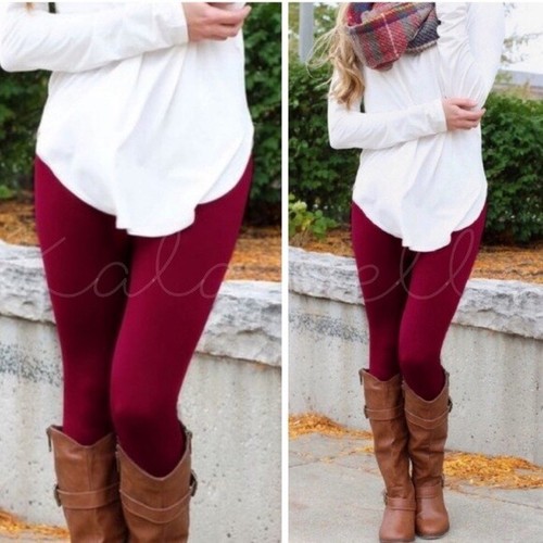 NWT Womens F\u0026F Red Wine Highwaisted 