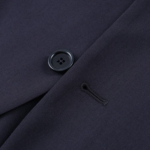 Lardini Slim-Fit Solid Navy Blue Stretch Wool Suit 42R (Eu 52) NWT - Picture 7 of 12