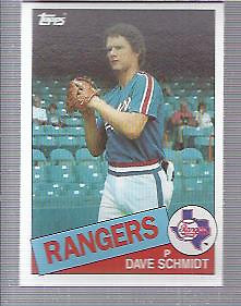 1985 Topps #313 Dave Schmidt - NM