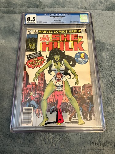 Savage She-Hulk #1 CGC 8.5  1st Jennifer Walters She-Hulk NEWSSTAND
