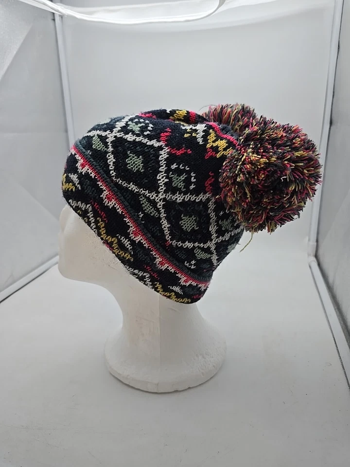 Gorro Target 2T-5T Niños Pequeños Niñas Mezcla Acrílico Doble Pom Multicolor Foto 2 de 4