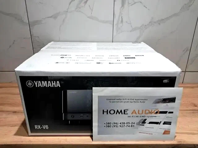 In Stock Yamaha RX-V6A 7.1ch Ch AV Receiver Black 120Hz High Slew Rate Amplifier - Image 2 of 4