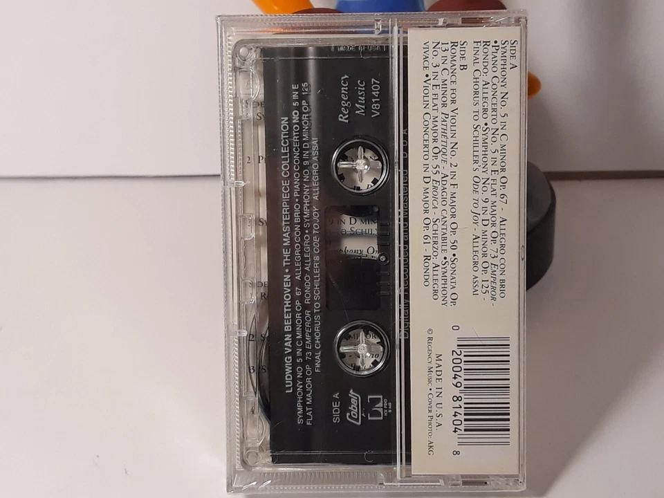 The Masterpiece Collection Beethoven Audio Cassette Music V81407 Classical - Image 3 of 4