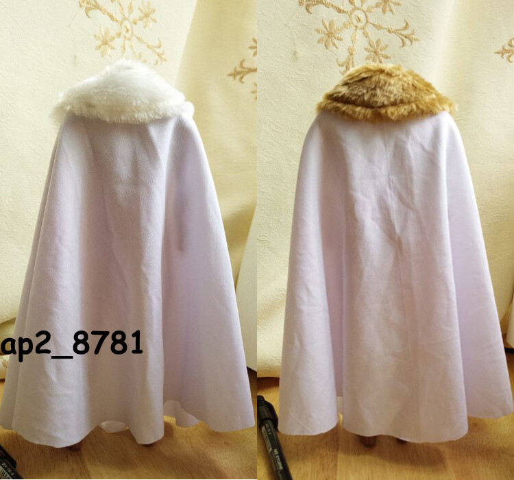 ワンピース holiday white fur scallop cape set Cape/Capes/Cashmere Cape/Cape for Women/Fur Cape/Cashmere