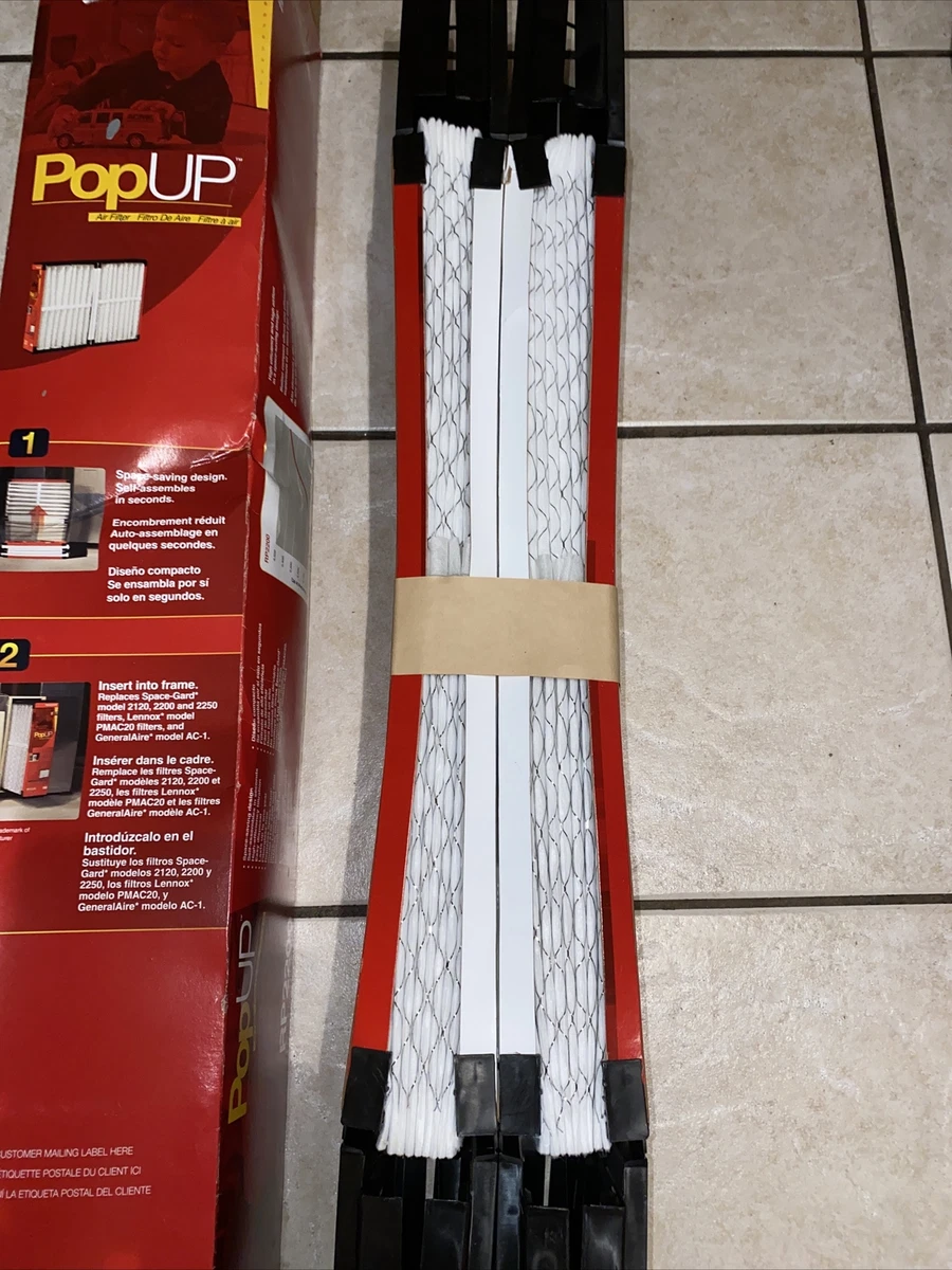 HONEYWELL 21x25x6 Synthetic Furnace Air Cleaner Filter MERV 11 POPUP2200