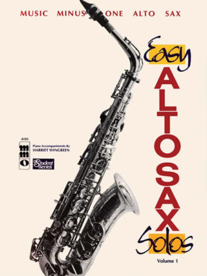 Easy Alto Sax Solos Volume 1 Music Minus One Alto Sax - Paperback NEW Corp, Hal