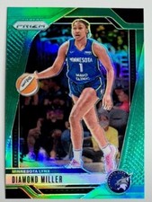 Diamond Miller 2024 Panini Prizm WNBA Basketball Green Prizm #63