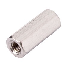 Image of R-TECH 524386 Hex Threaded F-F Spacers Brass M3 12mm - Pack Of 25