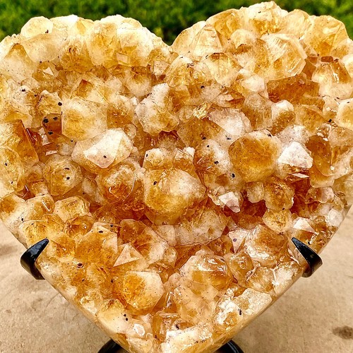5.68LB Brazilian yellow crystal block hand cutting heart-shaped treatment - 第 10/13 張圖片