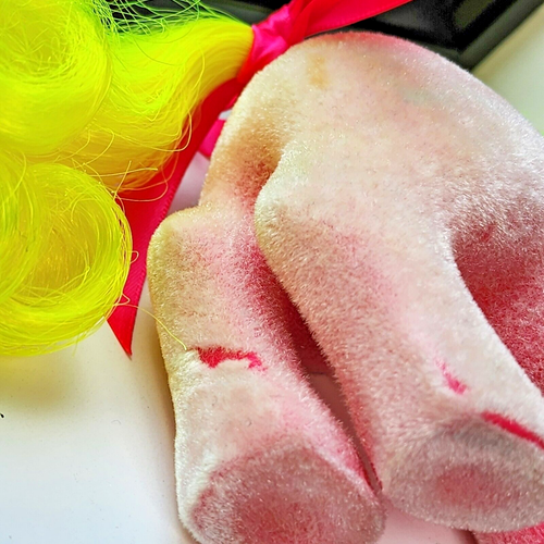 🌟 My Little Pony 🌟Vintage G1 MLP So Soft SS Flocked Pink Yellow Shady! - Bild 17 von 20