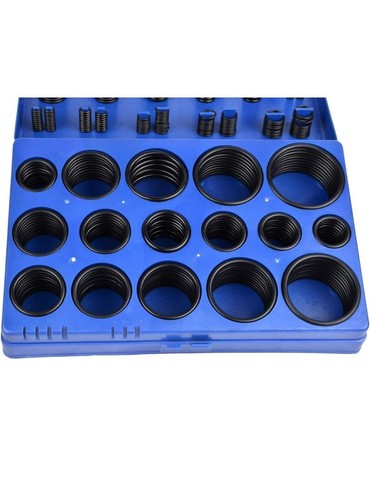 POWERFIX Assorted O-Rings -420 Pieces Set -Sealing Cylinders and Pipes -1/8 - 2" - Picture 3 of 7