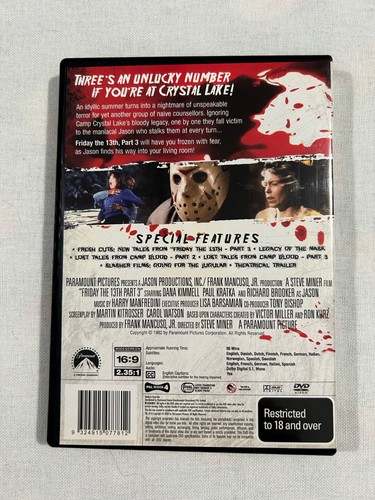 Friday the 13th Part 3 Special Edition DVD - Picture 5 of 6