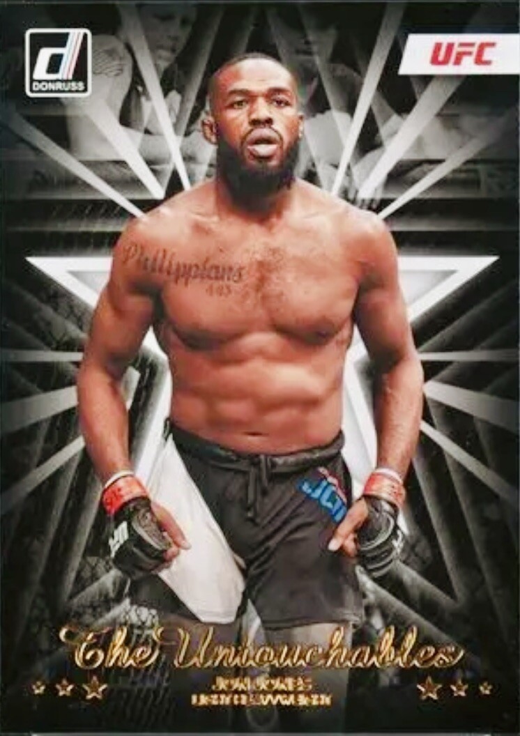 2023 Panini Donruss UFC Jon BONES Jones The Untouchables #19 PSA 10 Gem Mint view 4