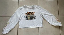 Hot rod Logo  Off White crop top sweatshirt large SHEIN