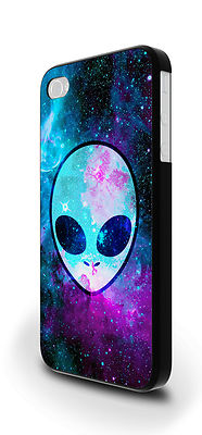 Hipster Alien Space Nebel Sterne Cover Hülle für iPhone 4/4s 5/5s 5c 6 6 Plus