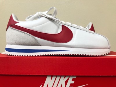 red and blue nike cortez