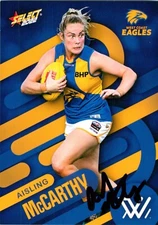 Signed 2022 West Coast Eagles AFLW Select Footy Stars Card - Aisling McCarthy