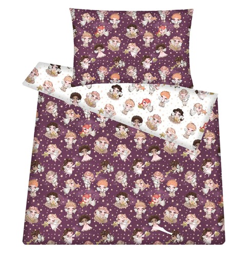 JUEGO DE FUNDA DE ALMOHADA 100% ALGODÓN cuna cuna para bebé niño pequeño - Imagen 17 de 62