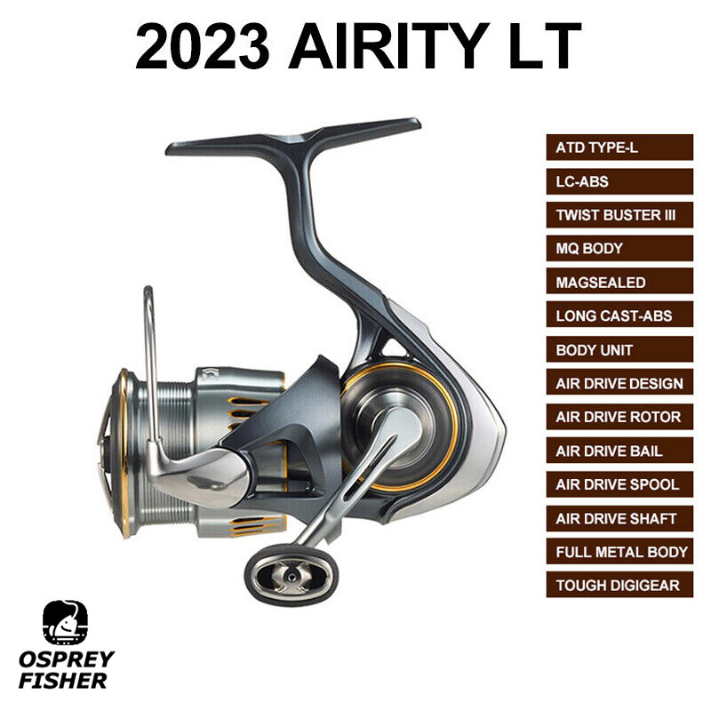 2023 Daiwa AIRITY LT Spinning Fishing Reel 11/1 BB Long Cast