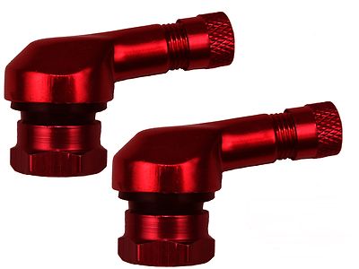 2x Black 90-Degree Motorcycle Tire Valves – 11.3mm Fit For Honda & Other Bikes