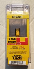 Oldham Viper ROUTER BIT #62 2 Flute Straight 1/2 Diameter 3/4 Depth Made in USA
