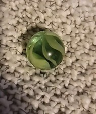 Vitro Agate .90" Dark Gold Caged Cat's Eye Shooter Near Mint Serious Marble A344