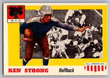 1955 TOPPS ALL-AMERICAN #24 KEN STRONG N.Y.U.