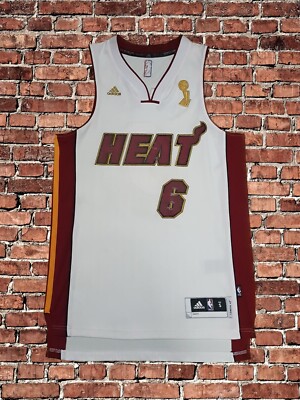 Adidas Miami Heat Champions 2012 Trophy Lebron James Jersey Men Size S | eBay