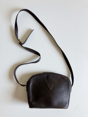 JOOP! true Vintage Tasche Ledertasche Umhängetasche braun