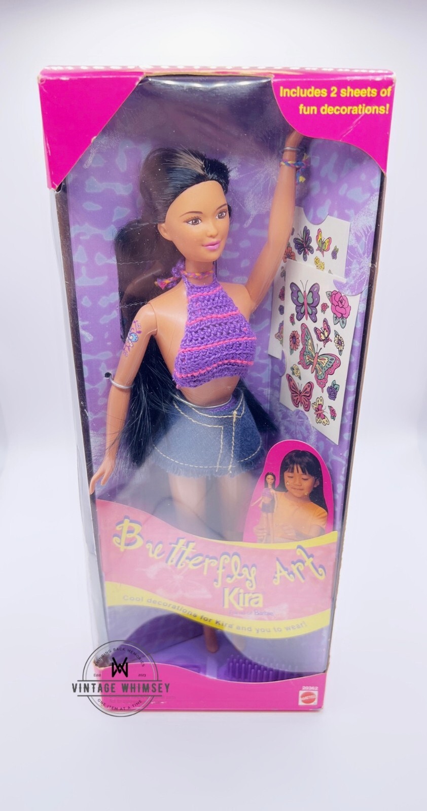 Vintage Mattel Butterfly Art KIRA Friend Of Barbie 1998 eBay