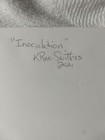 Original Artwork Painting, Matted "Inocculation" 5"x 7" signed Outsider Art — photo 7