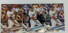 2017Topps Chrome Giancarlo Stanton  Lot Base, Prism Refractor + Sepia 