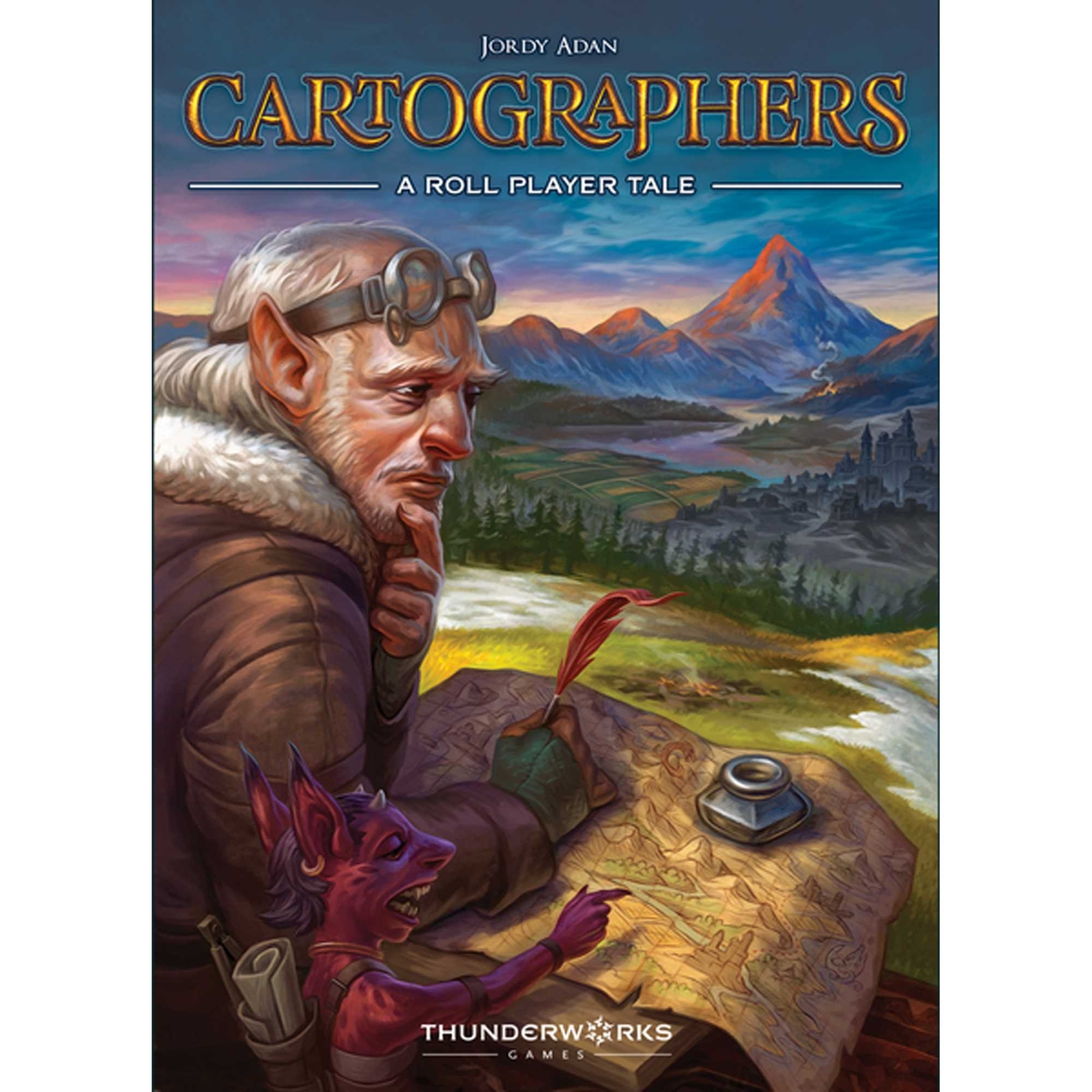 Thunderworks Games - Cartographers: A Roll Player Tale | Award-Winning Game  of Fantasy Map Drawing | Strategy Board Game | Flip and Write | Family